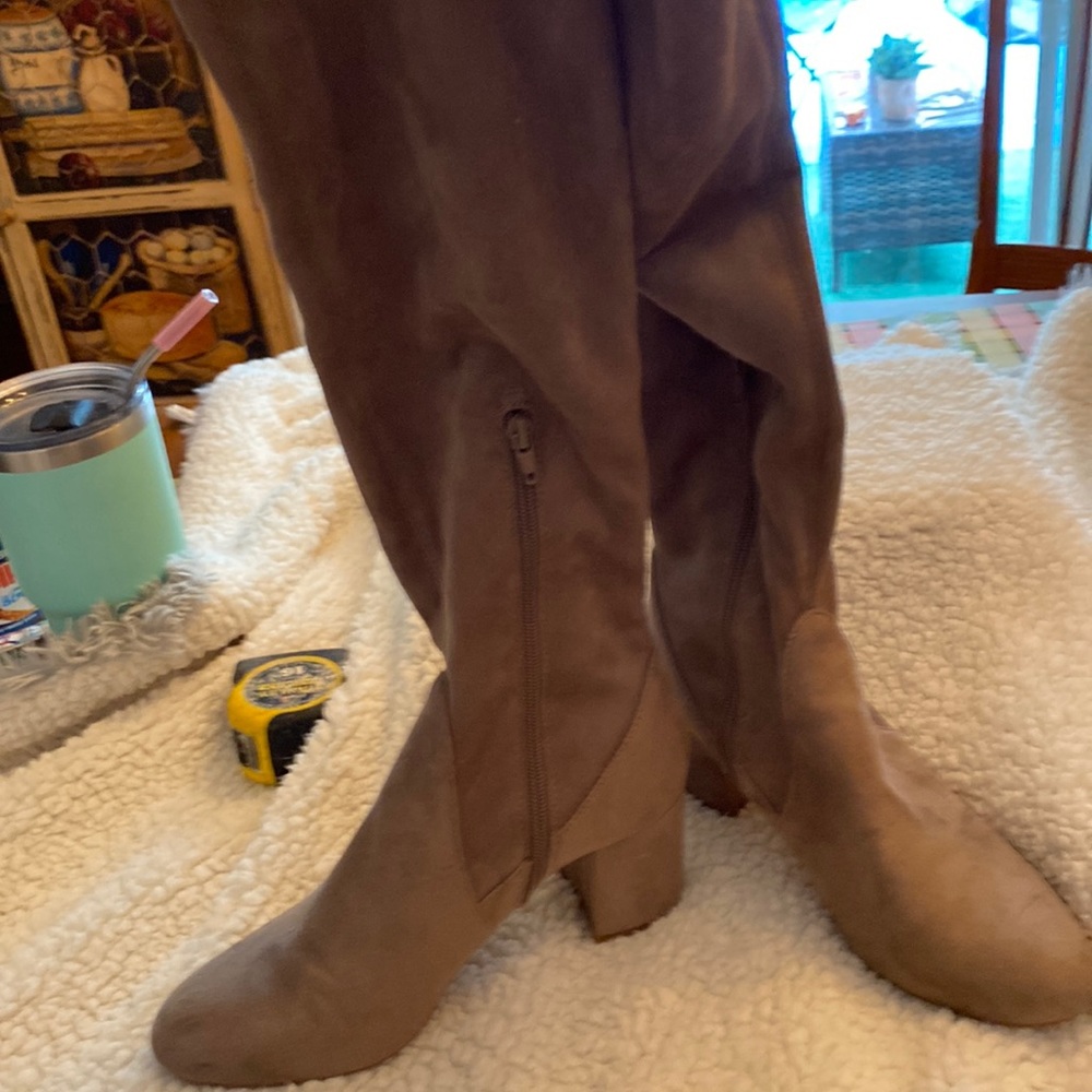 Knee high boots so soft and comfortable